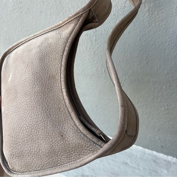 Vintage Coach Nubuc Ergo Mini Zip Sand Shoulder Bag 4396 - Picture 8 of 15